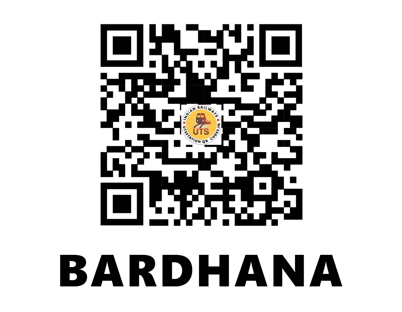 UTS QR Code for BARDHANA - BRDH (CR - MADHYA PRADESH)